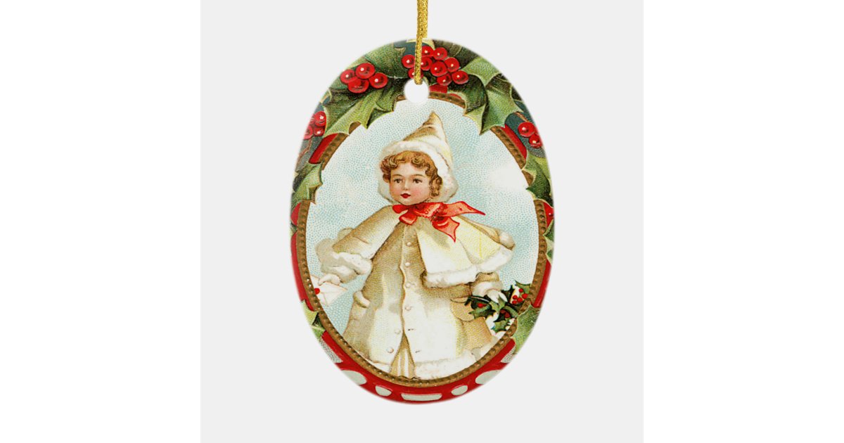 Vintage Christmas Ornament  Zazzle.co.uk