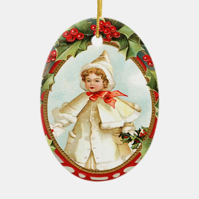 Vintage Christmas Ornament (Front)