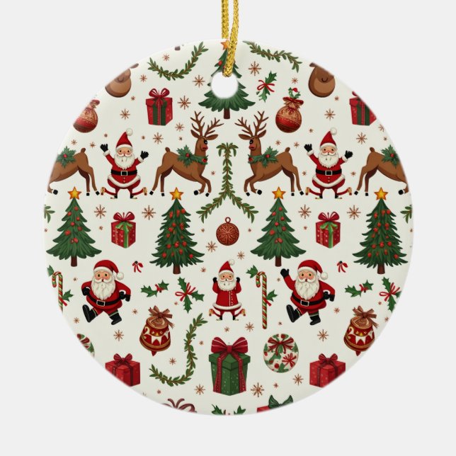 Vintage Christmas Ornament (Front)