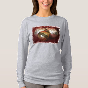 Vintage Christmas Ornament Frosty Border Shirt