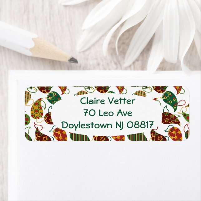 Vintage Christmas Paisley (Insitu)