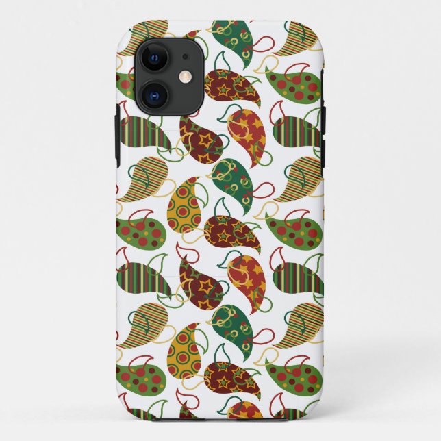 Vintage Christmas Paisley  Case-Mate iPhone Case (Back)