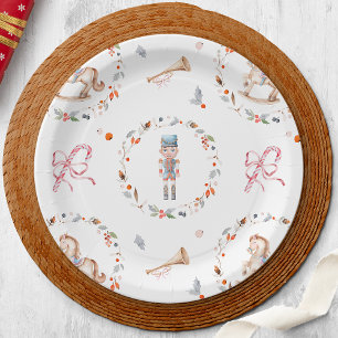 Vintage Christmas Paper Plate