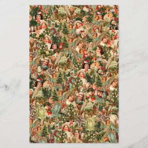 Vintage christmas Paper Sheet