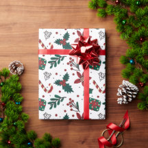 Vintage Christmas Pattern Gift