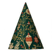 Vintage Christmas Pattern - Paper Party Hat