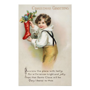 Vintage Christmas Photo Print