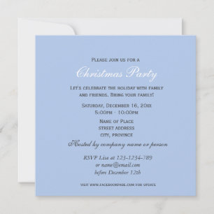 Vintage Christmas picture party Invitation