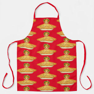 Vintage Christmas Pie Apron