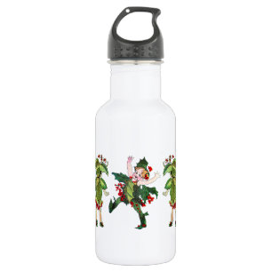 Vintage Christmas Pixies 532 Ml Water Bottle