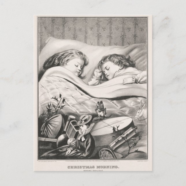 Vintage Christmas Postcard (Front)