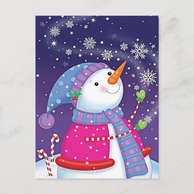 Vintage Christmas Postcard (Front)