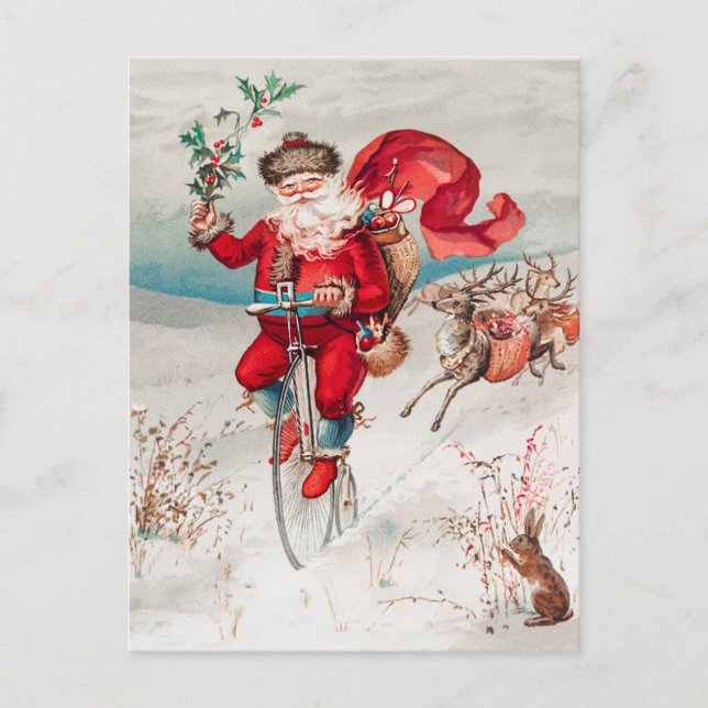 Vintage Christmas Postcard (Front)