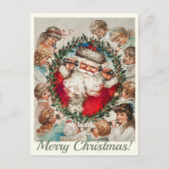Vintage Christmas Postcard (Front)