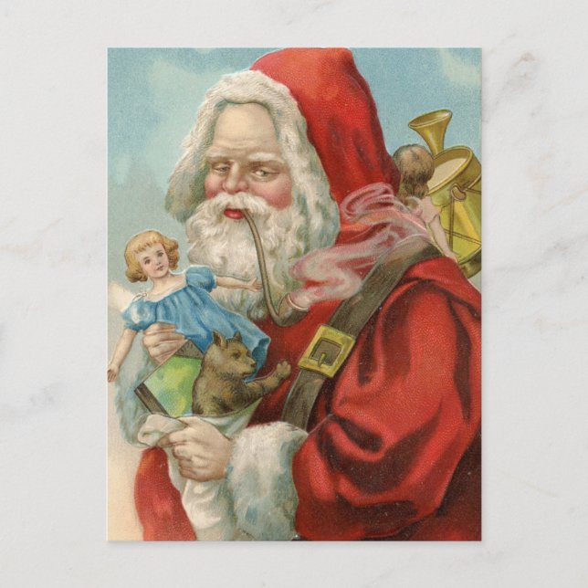 Vintage Christmas Postcard (Front)