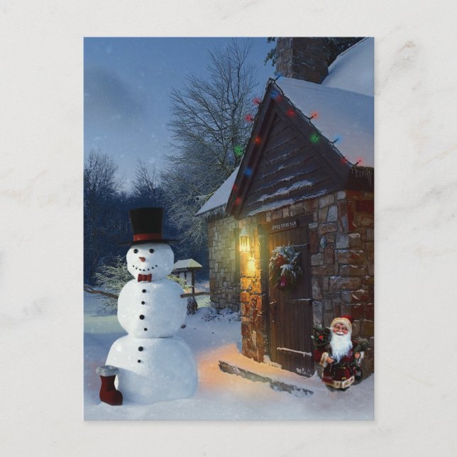 vintage  Christmas Postcard (Front)