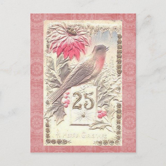 Vintage Christmas Postcard (Front)
