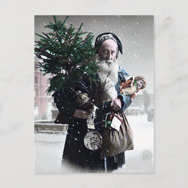 Vintage Christmas Postcard (Front)