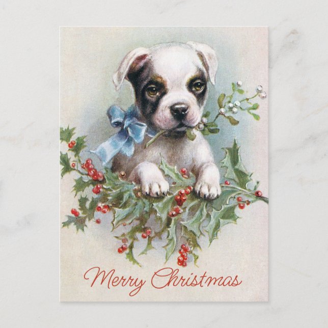 Vintage Christmas Postcard (Front)