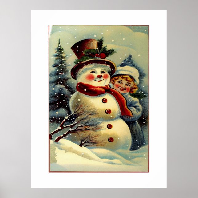 vintage christmas  poster (Front)