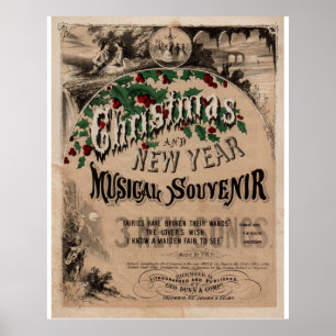 Vintage Christmas Poster