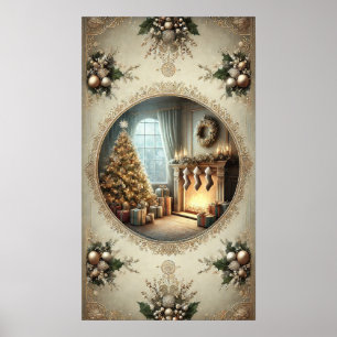 Vintage Christmas Poster