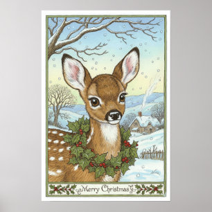 Vintage Christmas Poster