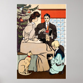 Vintage Christmas  Poster