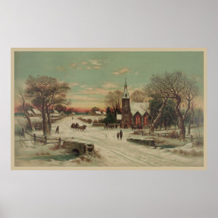 Vintage Christmas Poster