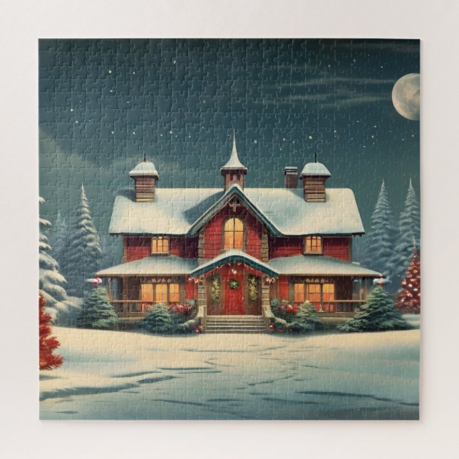 Vintage Christmas poster Jigsaw Puzzle (Vertical)