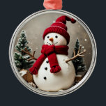 Vintage Christmas - Premium Circular Ornament<br><div class="desc">Vintage Christmas - Premium Circular Ornament
Design 02
A perfect little gift!</div>