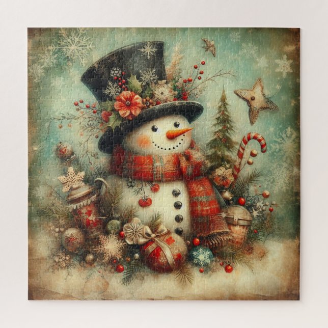 Vintage Christmas Puzzle (Vertical)