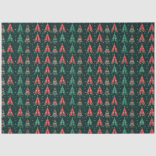 Vintage Christmas: Red & Green Christmas Tissue Paper