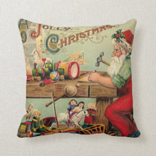 vintage christmas cushions