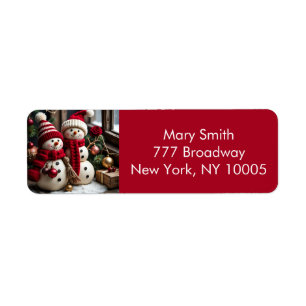 Vintage Christmas - Return Address Labels