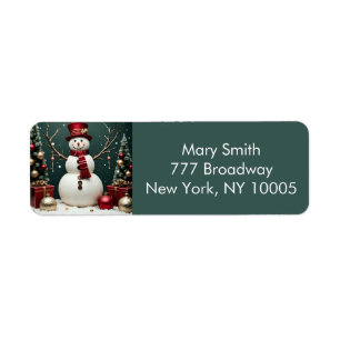 Vintage Christmas - Return Address Labels