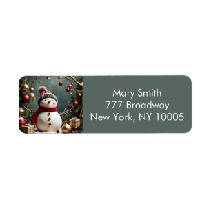 Vintage Christmas - Return Address Labels
