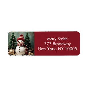 Vintage Christmas - Return Address Labels