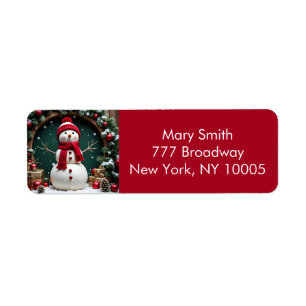 Vintage Christmas - Return Address Labels
