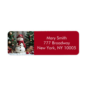 Vintage Christmas - Return Address Labels