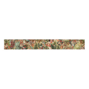 Vintage christmas Ribbon Grosgrain Ribbon