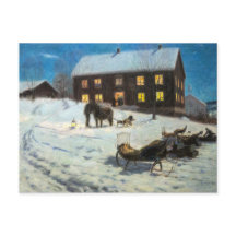 Vintage Christmas Rustic Winter Home