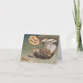 Vintage Christmas Saint Nicholas Holiday Card