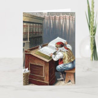 Vintage Christmas, Saint Nicholas Naughty or Nice  Card