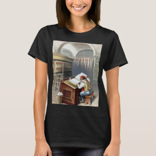 Vintage Christmas, Saint Nicholas Naughty or Nice  T-Shirt