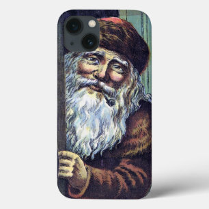 Vintage Christmas, Santa Claus and His Works Book iPhone 13 Case