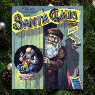 Vintage Christmas, Santa Claus and His Works Book Poster