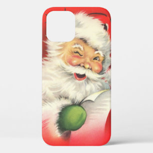 Vintage Christmas Santa Claus iPhone 12 Case