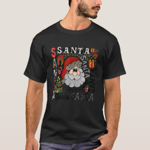 Vintage Christmas Santa Claus Face Old Fashioned 2 T-Shirt