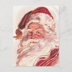 Vintage Christmas Santa Claus Holiday Postcard
